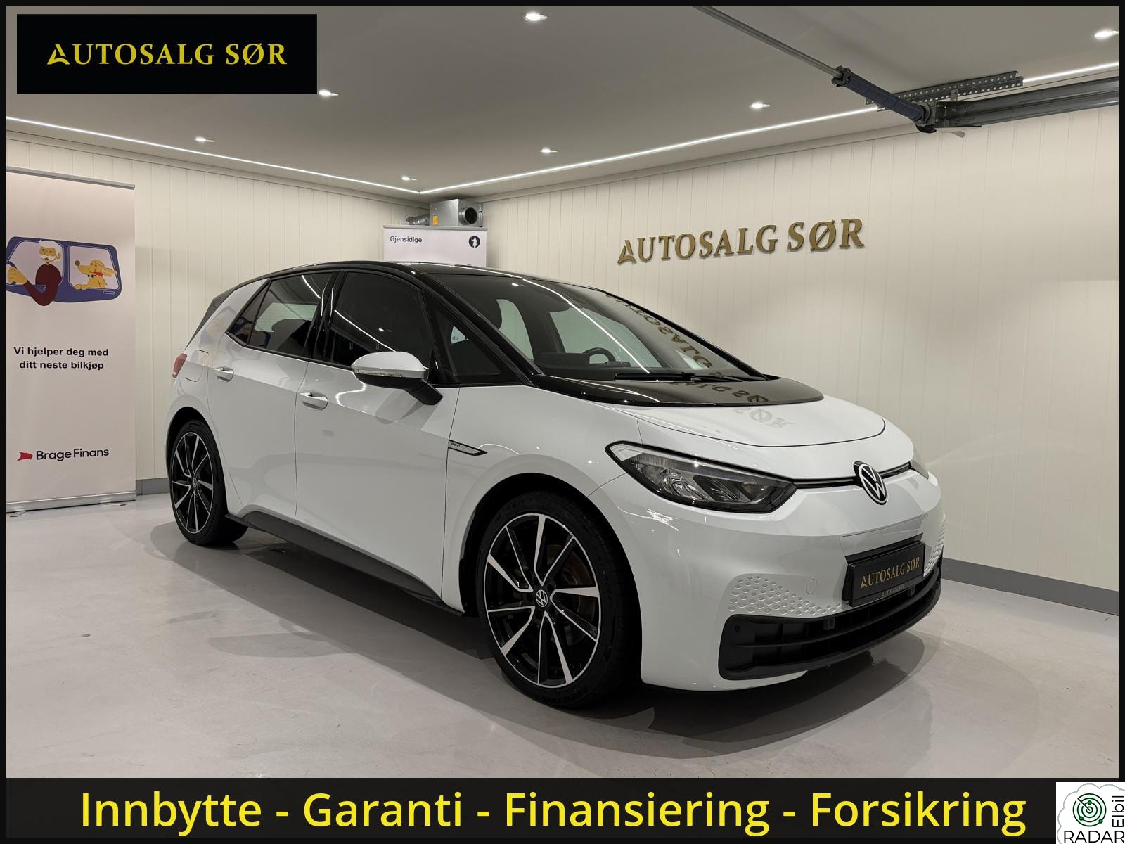 VOLKSWAGEN ID.3 PRO 150 KW PRO 58KW/204HK/422Km/LED/Kam/Ambiente/ACC/Keyless ++