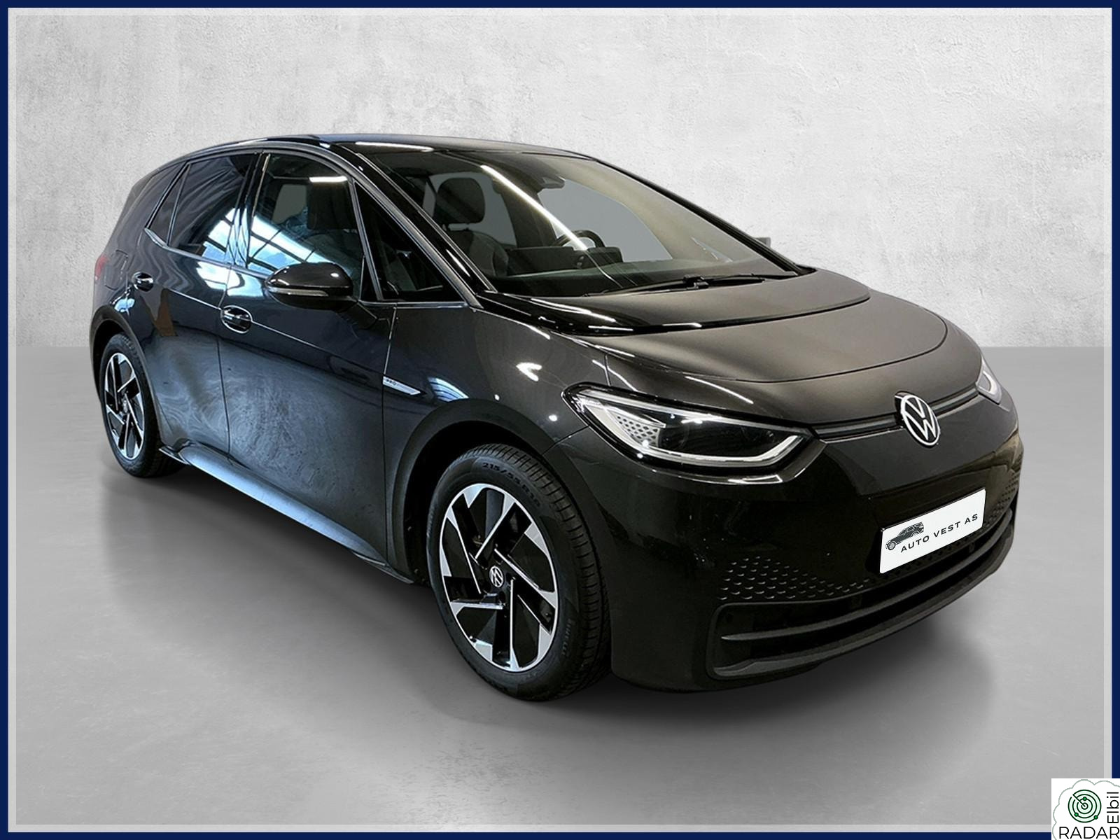 VOLKSWAGEN ID.3 PRO 150 KW PRO PERFORMANCE BUSINESS 58KWH 204HK 419KM WLTP