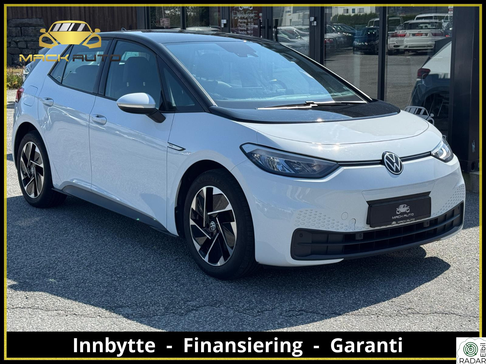 VOLKSWAGEN ID.3 PRO 150 KW PRO 204HK / 422KM / NAVI / AD.CRUISE / OPPV.RATT / LED