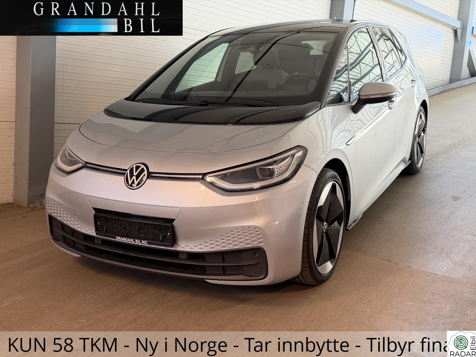 VOLKSWAGEN ID.3 PURE 110 KW STYLE - Ryggekamera - Varme i ratt - Ny i Norge