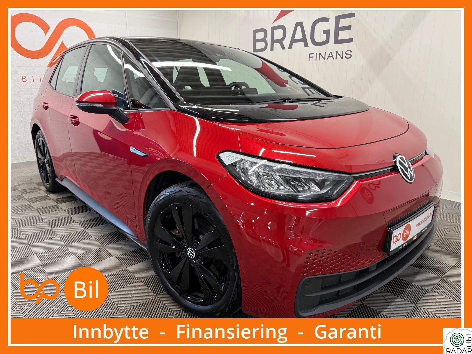 VOLKSWAGEN ID.3 PRO 150 KW PRO* 204HK* 414KM* HENGERFESTE* KEYLESS* KAMERA*