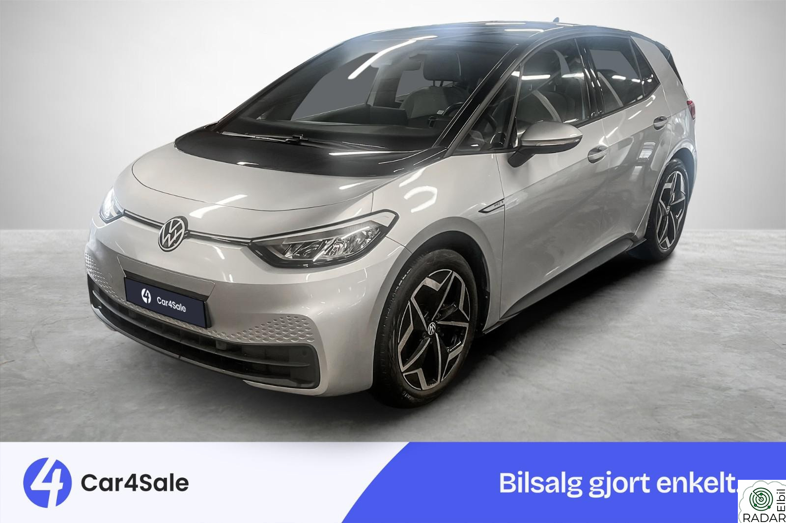 VOLKSWAGEN ID.3 PRO S 150 KW PRO S 77kWh/ 1-Eier/ Garanti/ ACC / V.Pumpe / LED / S+V
