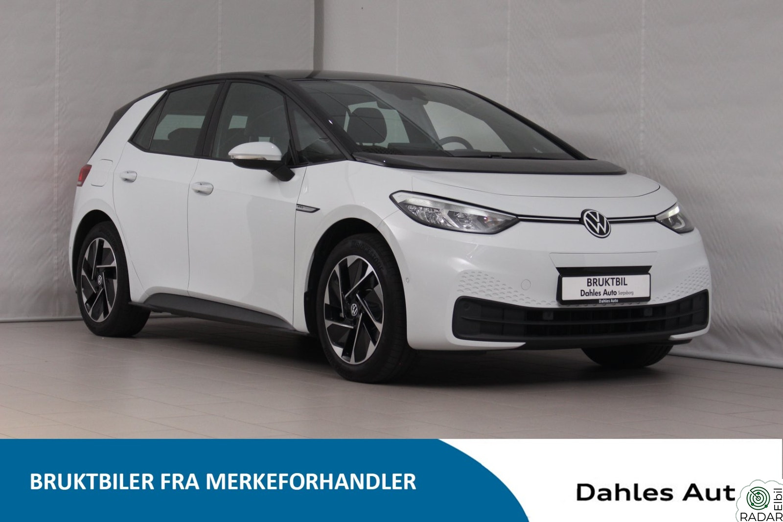 VOLKSWAGEN ID.3 PRO 107 KW Pro   58kwh 145 hk App-Connect/Ryggekam/Keyless/LAV KM!