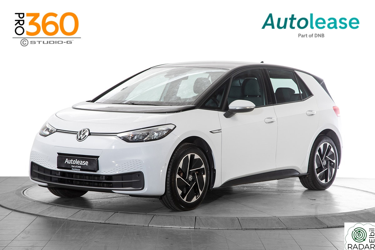 VOLKSWAGEN ID.3 PRO 107 KW Pro 58kWh 145hk, ACC Førerassistentpakke Navi +++,