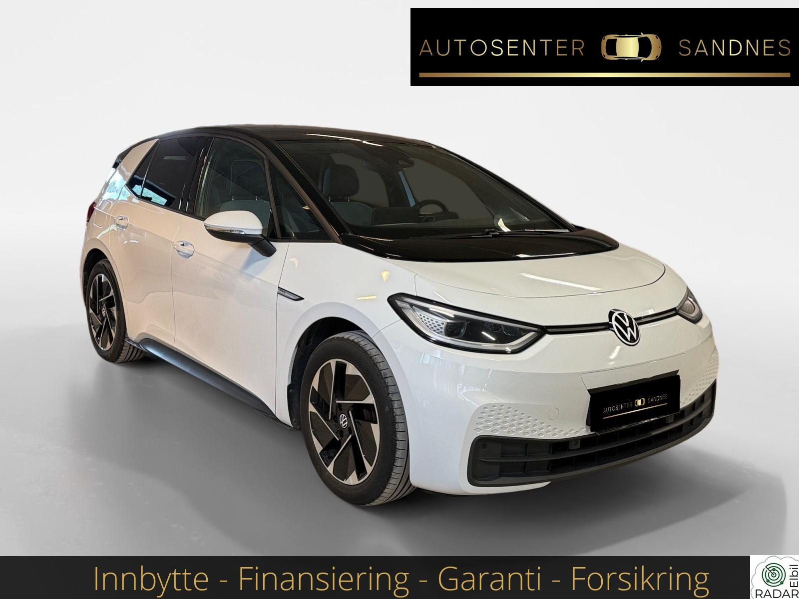 VOLKSWAGEN ID.3 PRO 150 KW Pro 204HK LED.Matrix ACC Varmepumpe Kamera App.conect++