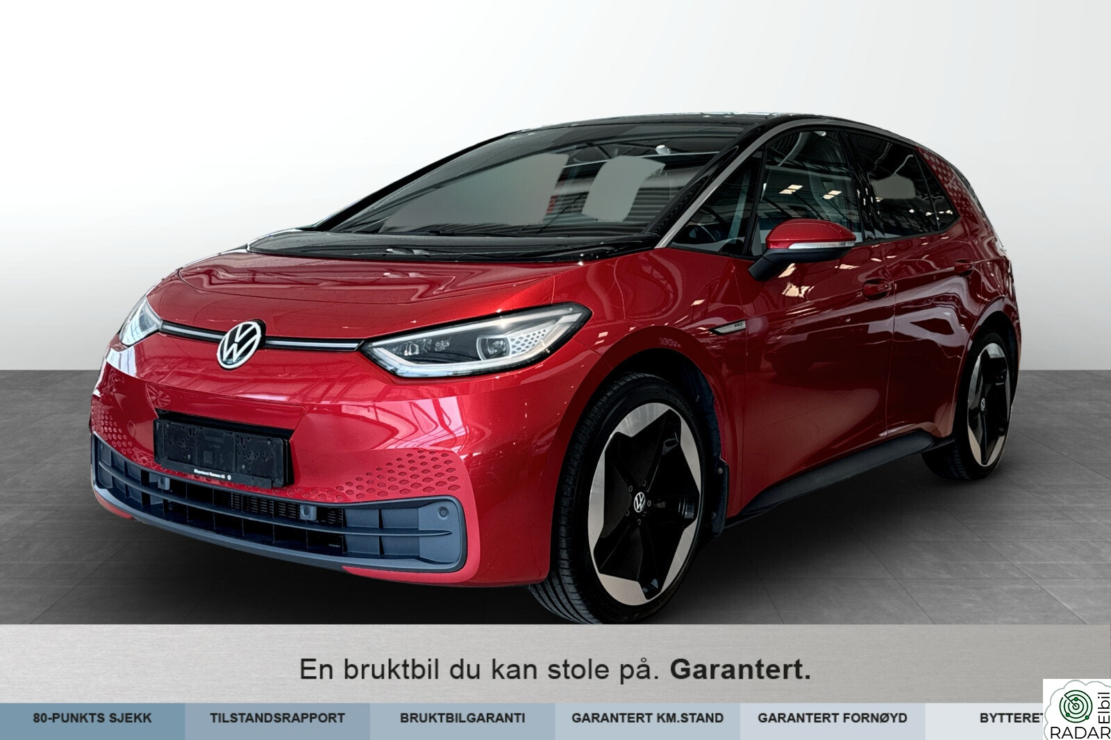 VOLKSWAGEN ID.3 PRO 150 KW Sport 58kWh 204hk LED-Matrix,Top-Sport,Head-up,Glasstak