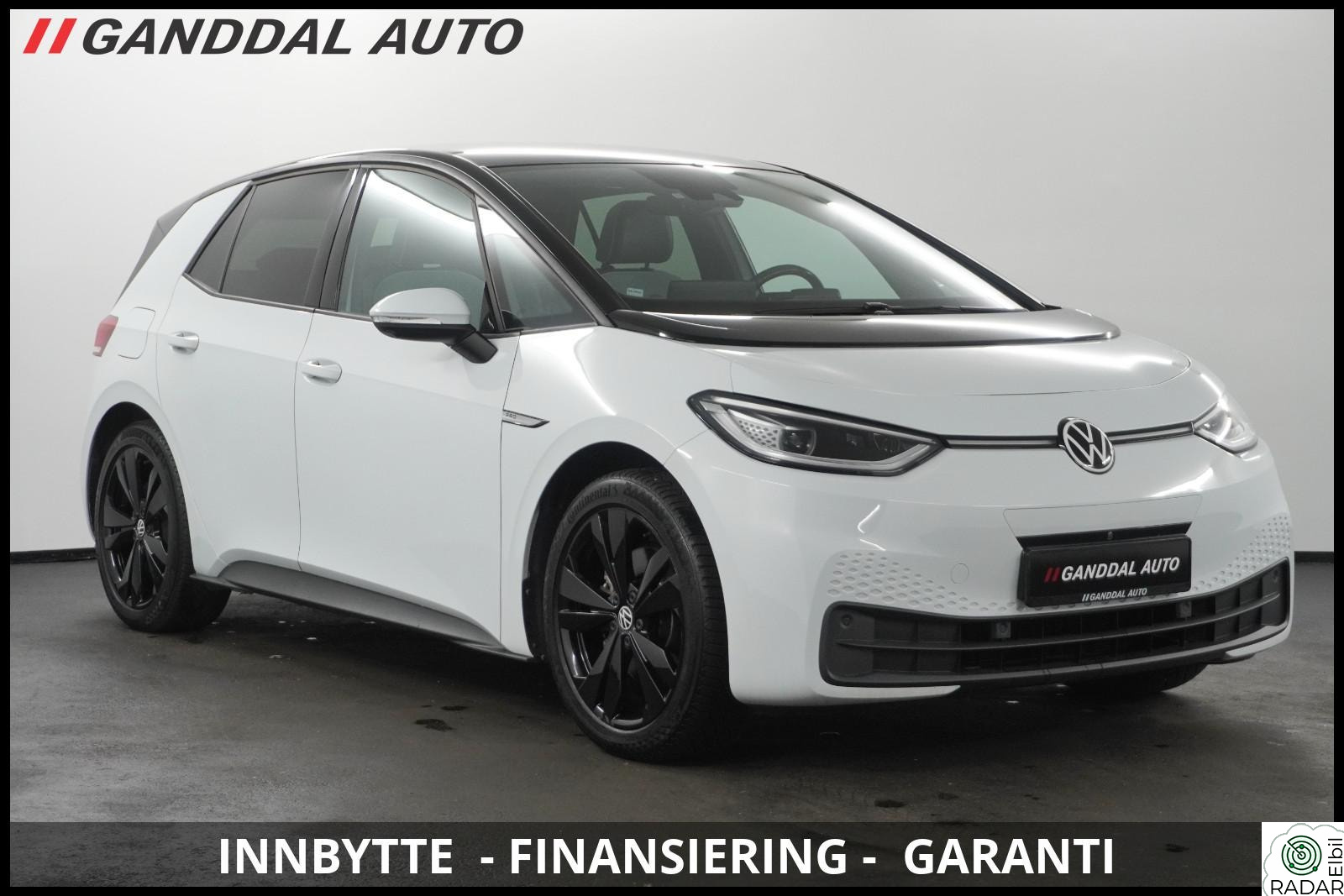 VOLKSWAGEN ID.3 PRO 150 KW PRO 204 HK/ TRANSPORTFESTE/ 360KAMERA/PANO/MATRIX/19"+