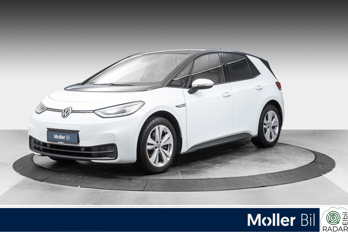 VOLKSWAGEN ID.3 PRO 150 KW Pro 58kwh 204hk Kamera/LED/El.seter m.massasje