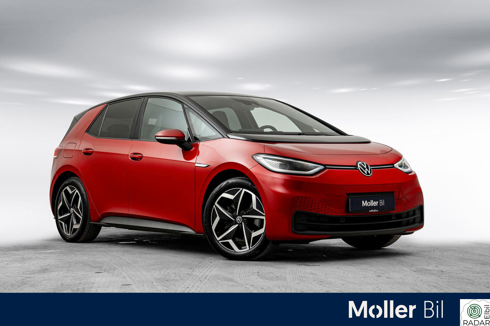 VOLKSWAGEN ID.3 PURE 110 KW Sport 45kwh 150hk Top Sport-Ryggekamera-Matrix-19" mm.