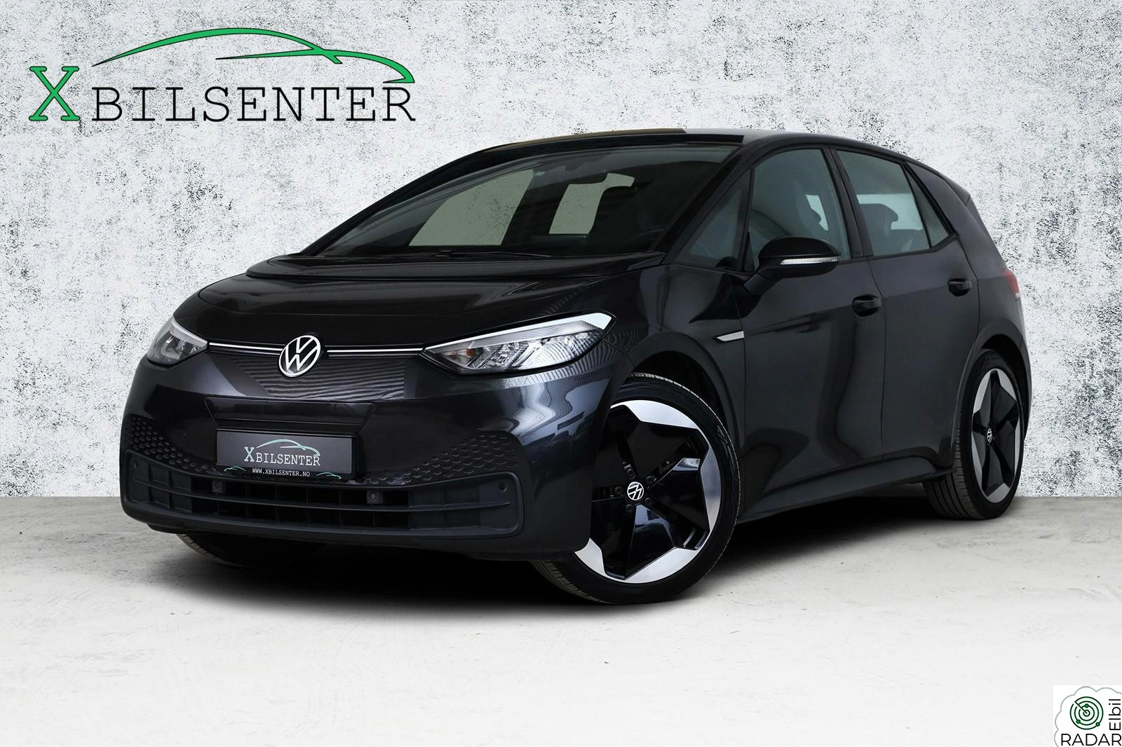 VOLKSWAGEN ID.3 PURE 110 KW Pure // ACC KAMERA VARMEPUMPE LED DAB NAVI NORSK 1-EIER