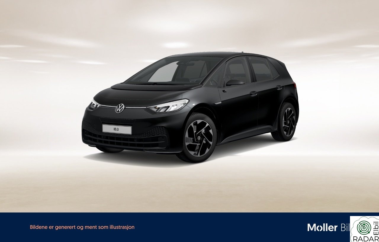 VOLKSWAGEN ID.3 PURE 110 KW Pure 45kWh 150hk - R.Kam, Keyless, ACC, Navi, LED