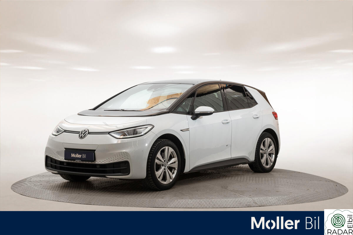 VOLKSWAGEN ID.3 PRO 150 KW pro          58kwh 204 hk Keyless, Ryggekamera, Navi ++