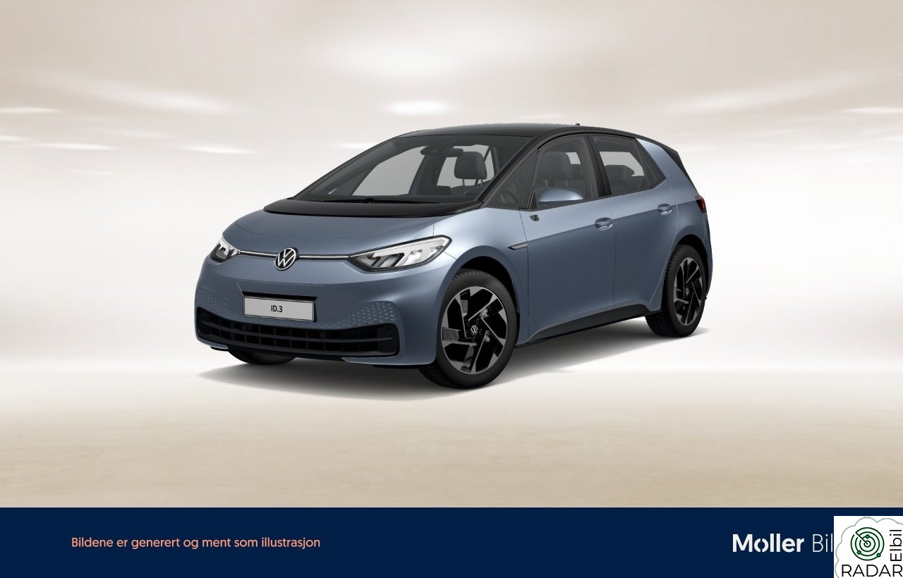 VOLKSWAGEN ID.3 PURE 110 KW pure 45kwh 150 hk/RYGGEKAMERA/ACC/LED/NAVI++