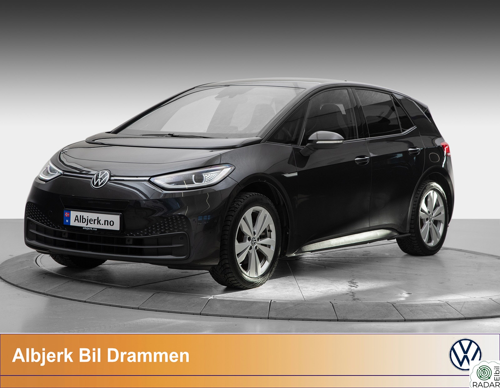 VOLKSWAGEN ID.3 PURE 110 KW Topsport+ 145hk 350km wltp el.seter, transportfeste