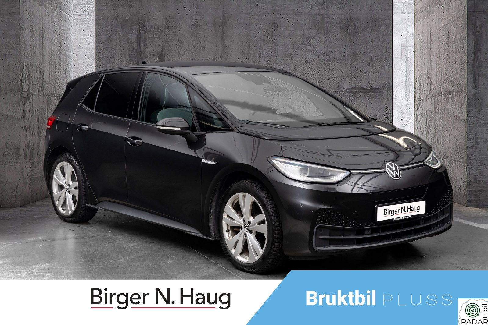 VOLKSWAGEN ID.3 PRO S 150 KW Pro S 77 kWh 204hk 5-seter GODT UTSTYRT!! WLTP 533KM!!