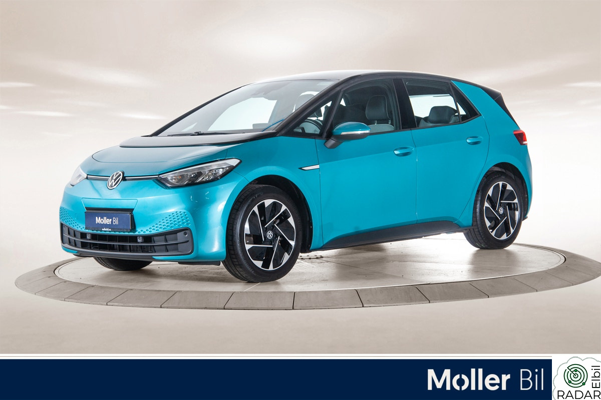 VOLKSWAGEN ID.3 PURE 110 KW Pure 45kWh 150hk|Ryggekam|Keyless|StyleInteriør|LED|ACC