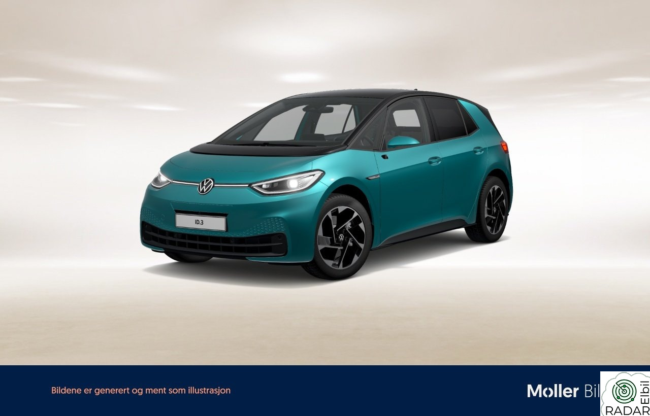 VOLKSWAGEN ID.3 PRO 107 KW Pro 58kwh 145 hk - 360.kam, Matrix, ACC, Keyless