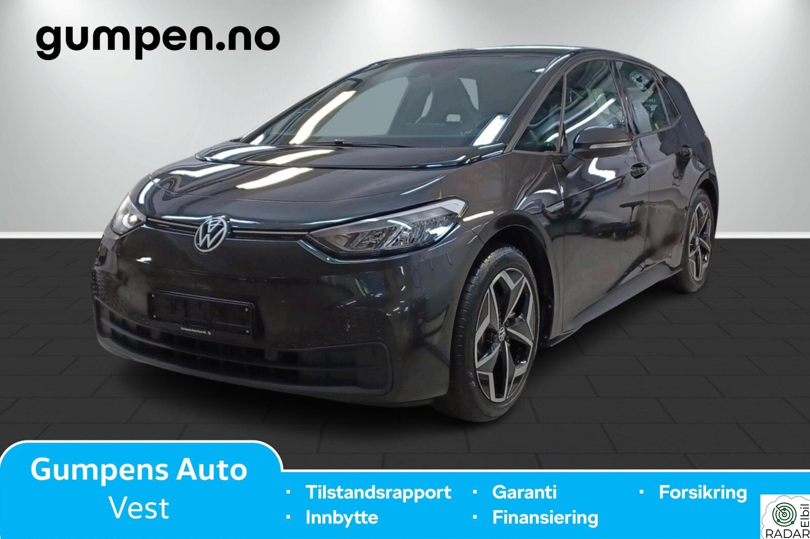VOLKSWAGEN ID.3 PRO 150 KW sport        58kwh 204 hk ACC,RYGGEKAMERA,EL SETER++
