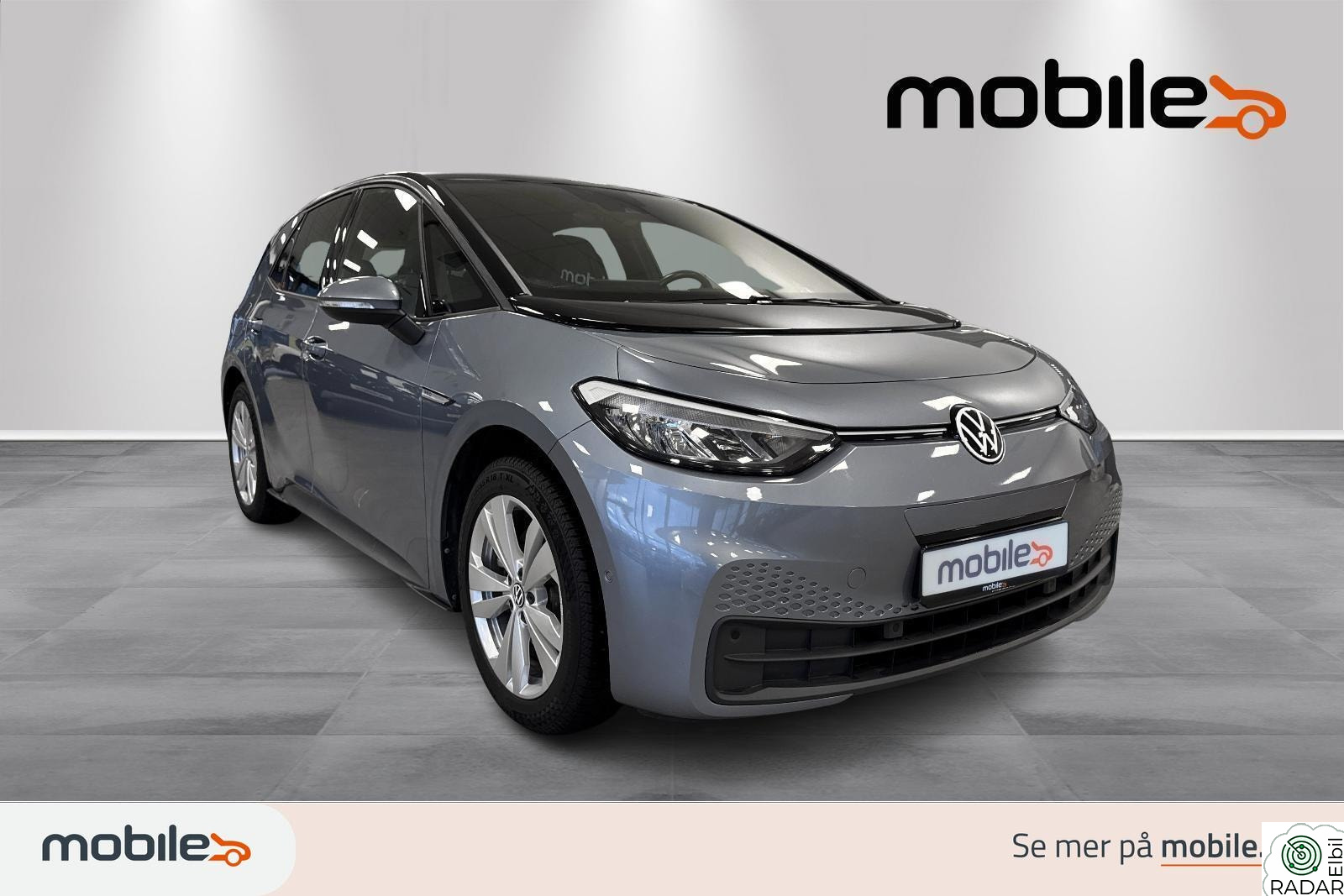 VOLKSWAGEN ID.3 PRO 107 KW Pro 58kWh Rekkevi. 414km WLTP, Navi, Ryggeka., P-ass.