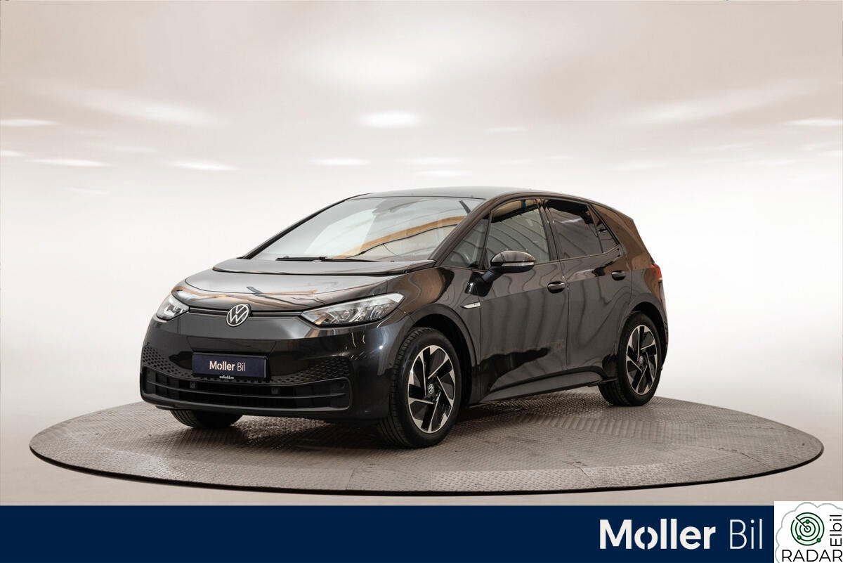 VOLKSWAGEN ID.3 PRO 107 KW Pro 58kWh 145hk Ryggekamera, Navi. Keyless, ad.cruise