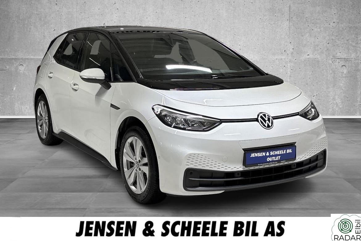 VOLKSWAGEN ID.3 PRO 107 KW Pro. Navi, Varmepumpe, Ryggekamera, DAB