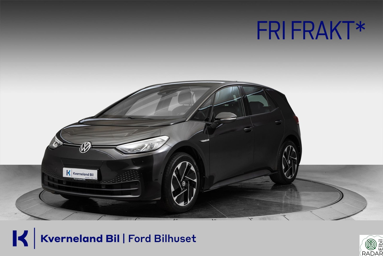 VOLKSWAGEN ID.3 PRO 107 KW Pro 58kwh , Ryggekamera, Navigasjon, 412Wltp+++