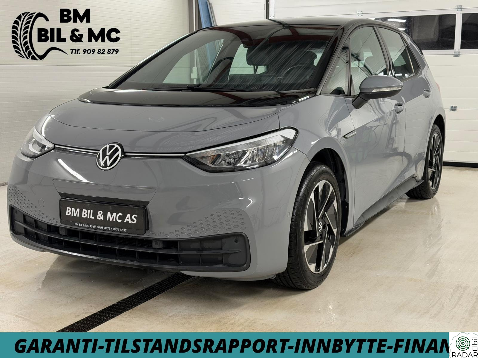 VOLKSWAGEN ID.3 PRO 107 KW 204HK-Ryggekamera -ACC-Keyless Access-414Km-LAV KM