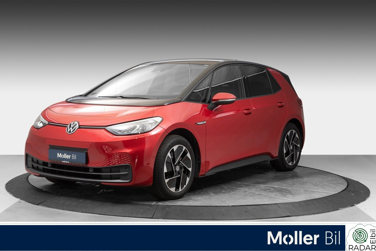 VOLKSWAGEN ID.3 PRO 150 KW Pro Limited 58kwh 204 hk Kamera/Alcantara/Opp.ratt
