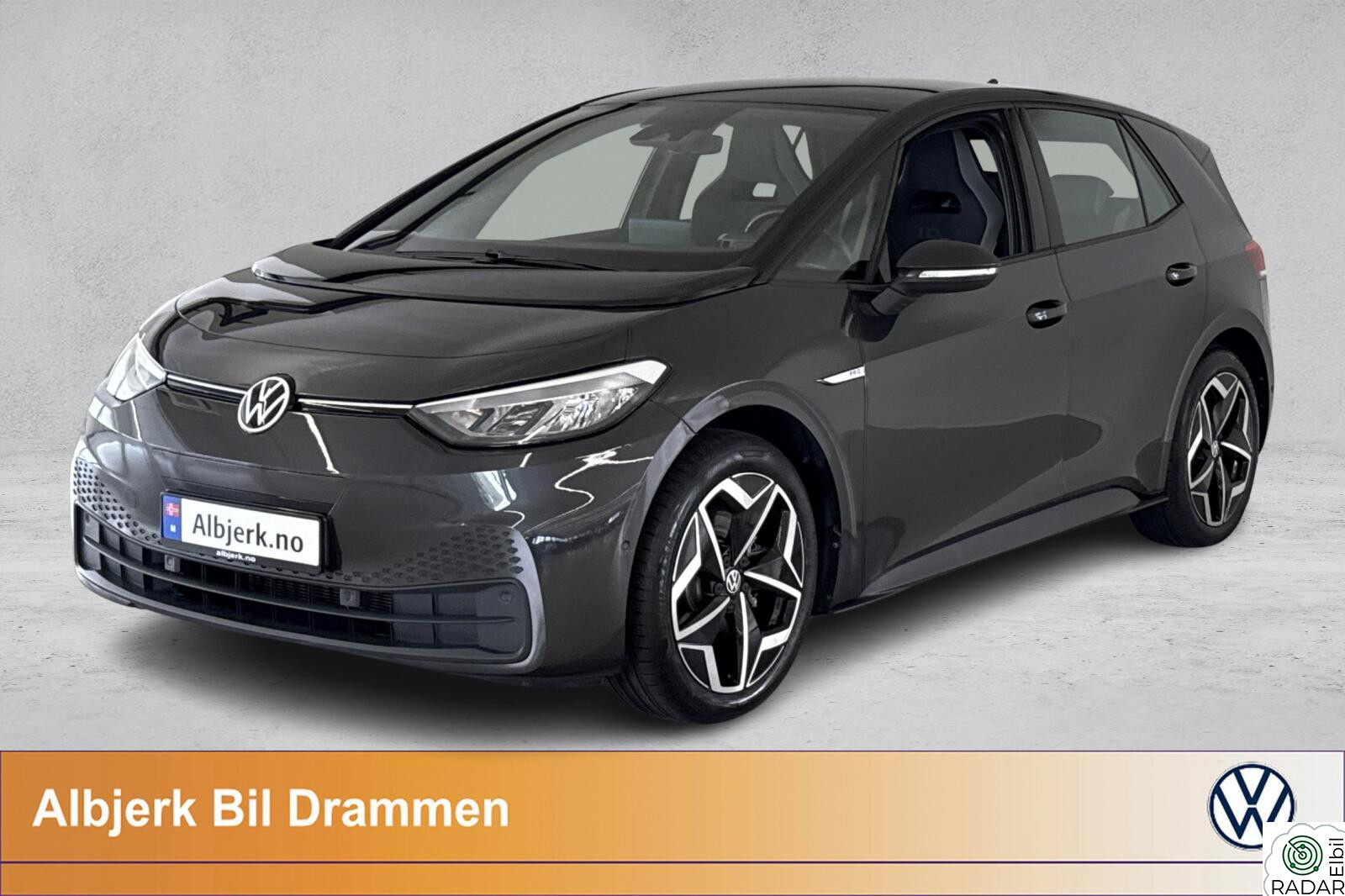 VOLKSWAGEN ID.3 PRO 150 KW sport 58kwh 204 hk El-sportseter m/minne Park-klima