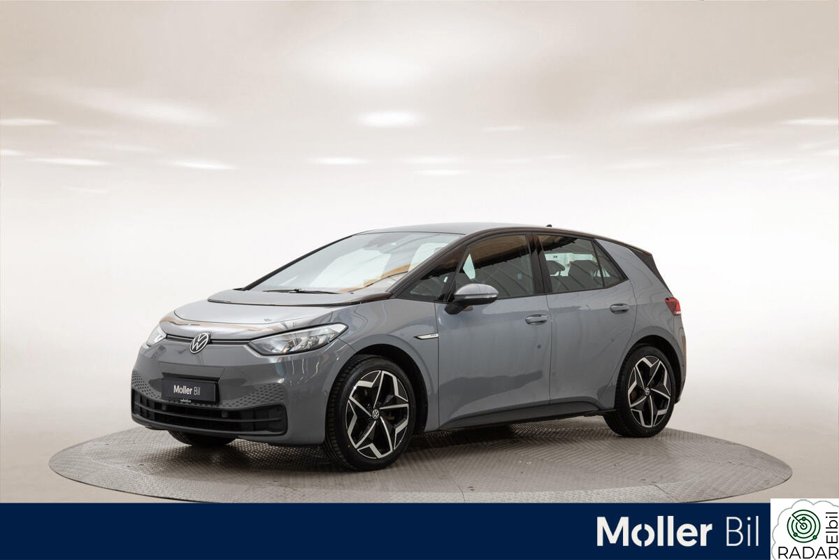 VOLKSWAGEN ID.3 PRO 150 KW Sport 58kwh 204 hk Ryggekamera, Keyless, Navigasjon ++