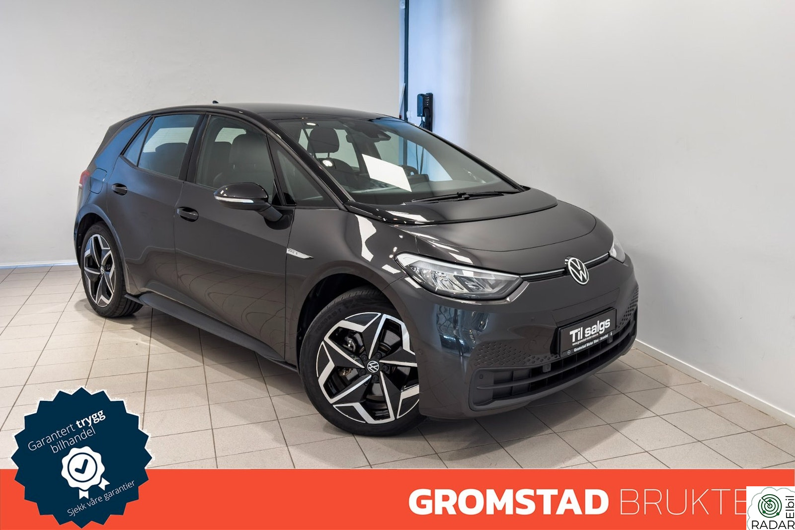 VOLKSWAGEN ID.3 PRO S 150 KW PRO S 77kWh 204hk Stort batteri/5seter/Rattvarme/LED/++