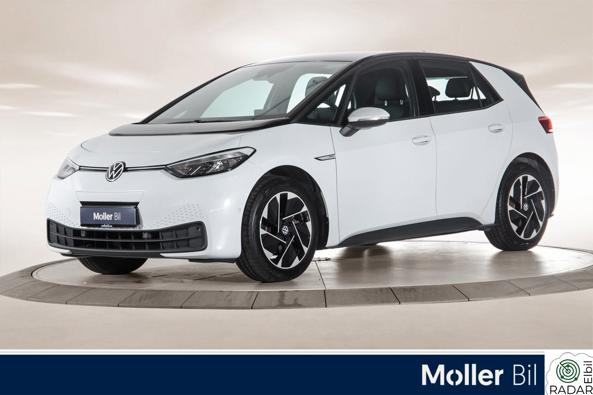 VOLKSWAGEN ID.3 PRO 107 KW Pro 58kWh 145hk|Ryggekam|Keyless|StyleInteriør|ParkAss
