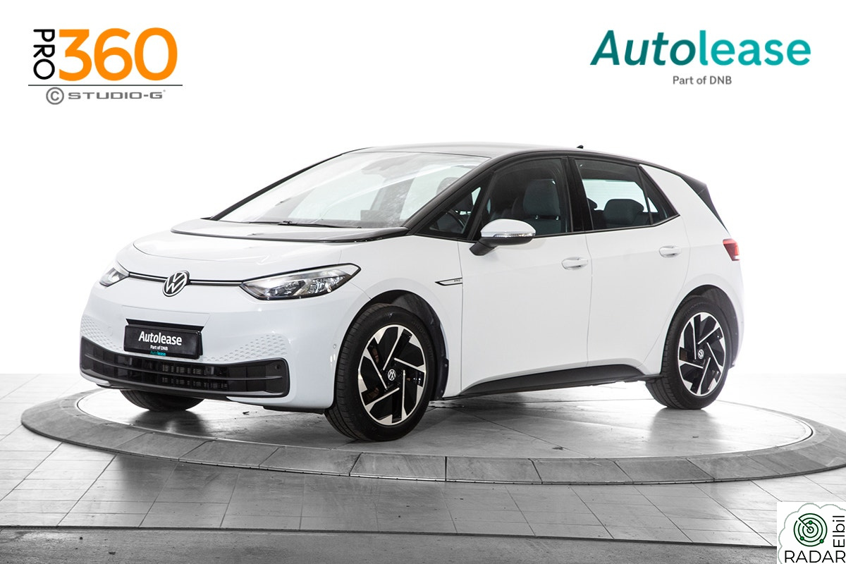 VOLKSWAGEN ID.3 PRO 107 KW Pro 58kWh 145hk, ACC Førerassistentpakke Navi +++,