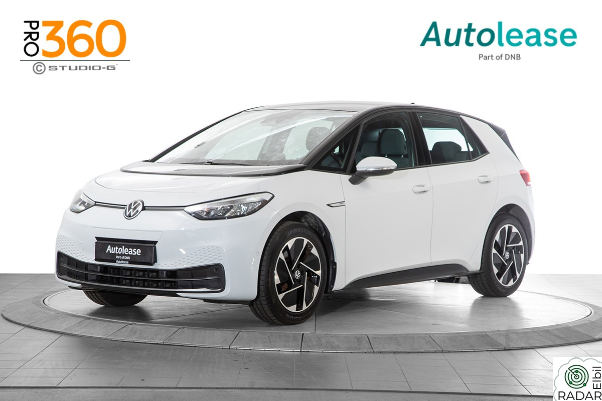 VOLKSWAGEN ID.3 PRO 107 KW Pro 58kWh 145hk, ACC Førerassistentpakke Navi +++,