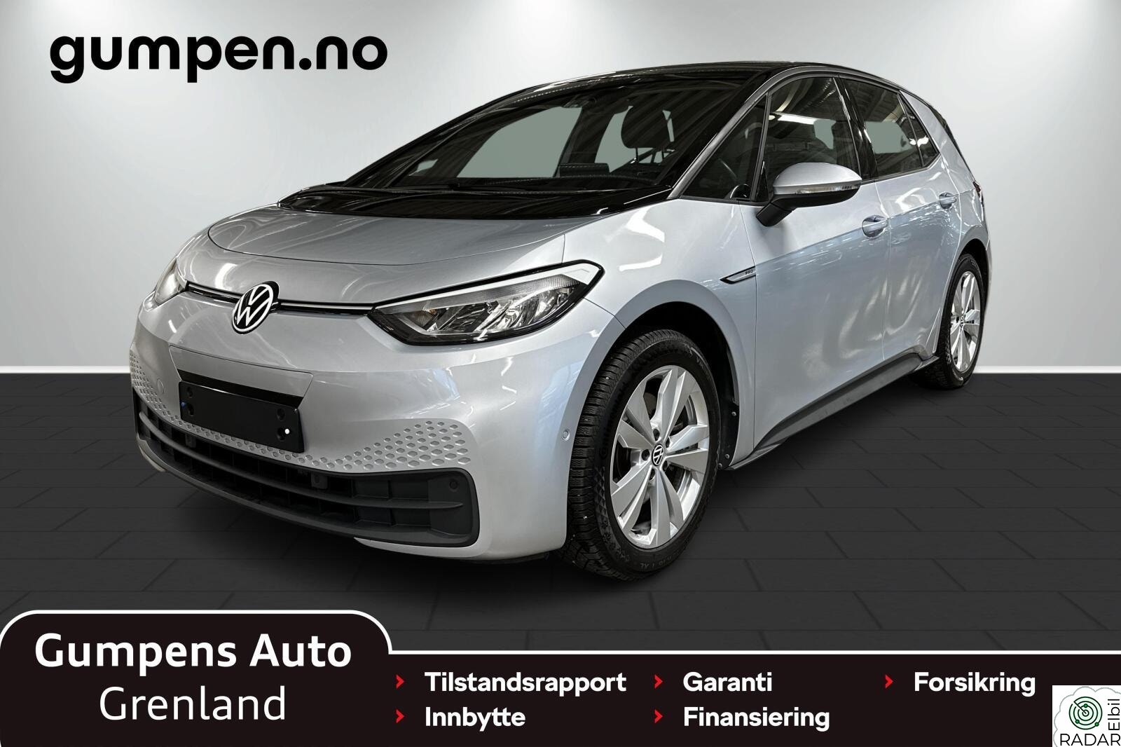 VOLKSWAGEN ID.3 PRO 107 KW pro          58kwh 145 hk Kamera/Navi/Oppv.ratt/Keyless