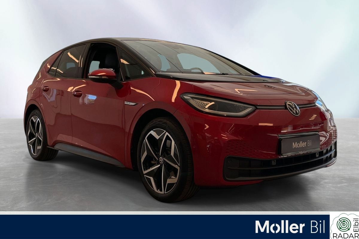 VOLKSWAGEN ID.3 PRO S 150 KW Pro S 204hk 550km (WLTP) RYGGEKAMERA / ACC / KEYLESS