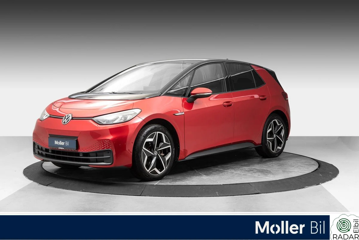 VOLKSWAGEN ID.3 PRO 150 KW pro limited  58kwh  204hk Acc/Ryggekam/Keyless/Isofix
