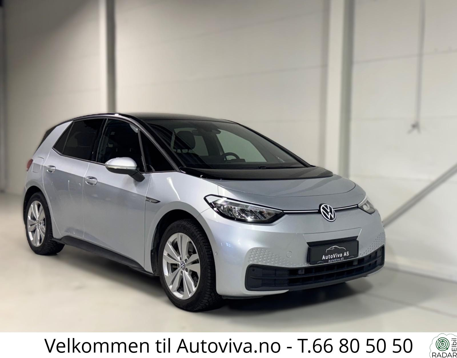 VOLKSWAGEN ID.3 PRO 150 KW Pro Perform. CarPlay Navi Kamera Keyless 204hk 421wltp