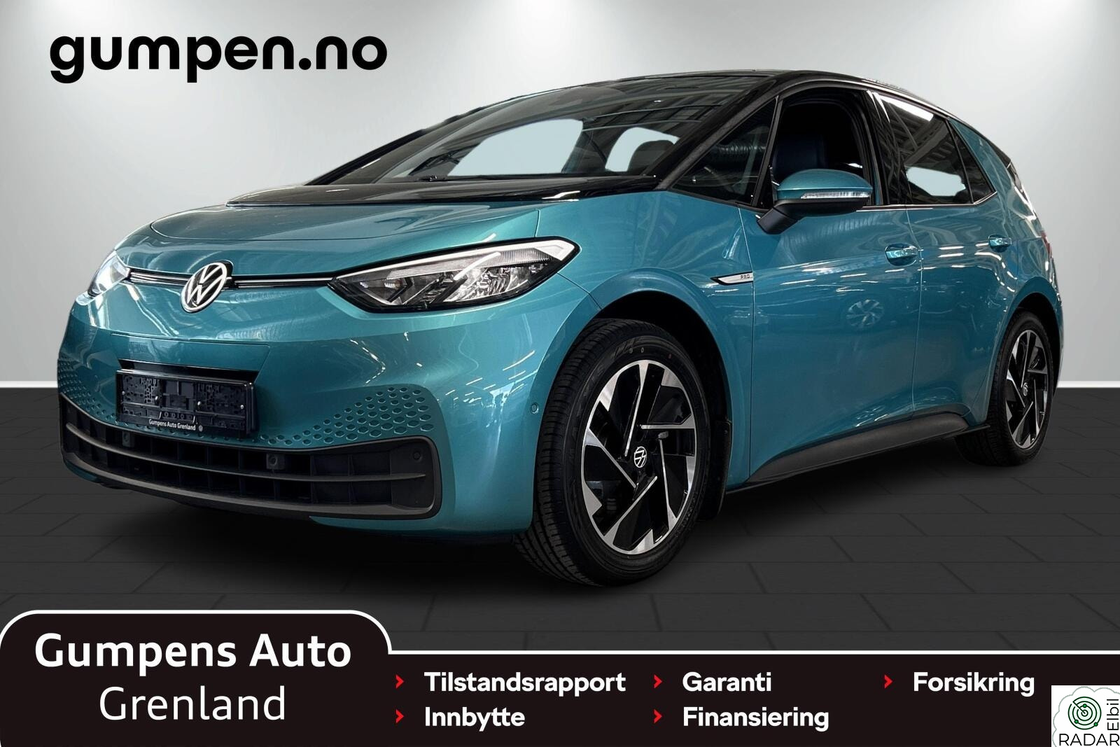 VOLKSWAGEN ID.3 PRO 150 KW pro limited  58kwh  204hk Navi/Kamera/Oppv.ratt/Keyless