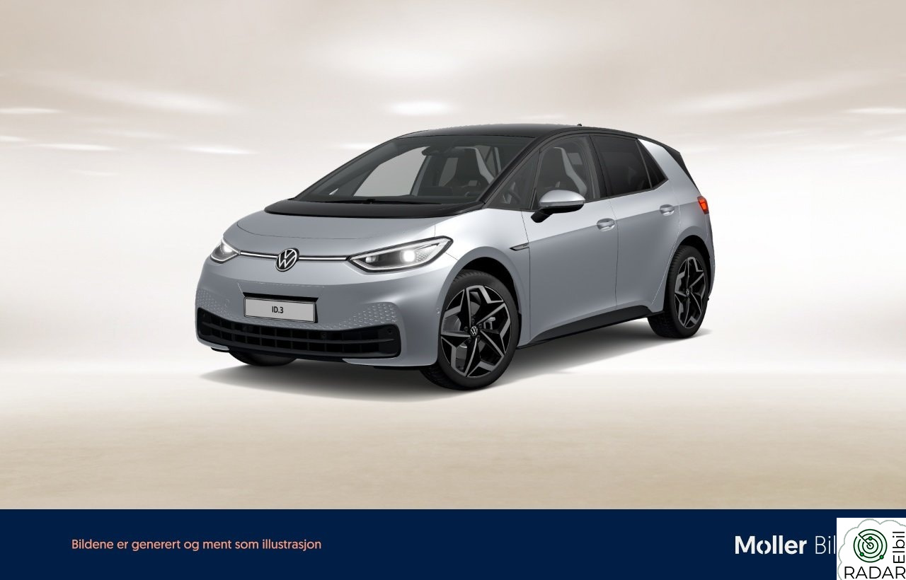 VOLKSWAGEN ID.3 PRO 150 KW sport 58kwh 204 hk Topsport,matrix,kamera,varmer