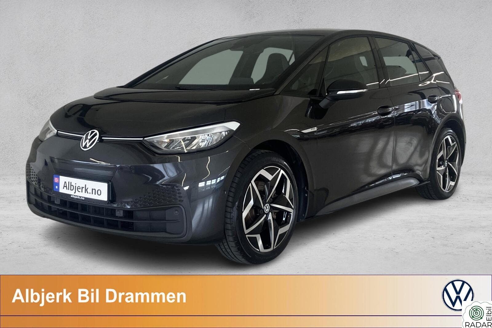 VOLKSWAGEN ID.3 PRO 150 KW TOP SPORT+ 204hk El.sete Transportfeste R-kamera V-ratt