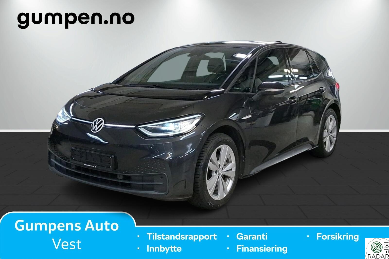 VOLKSWAGEN ID.3 PRO 150 KW Pro 58kwh 204hk, Matrix, ryggekamera, style ++