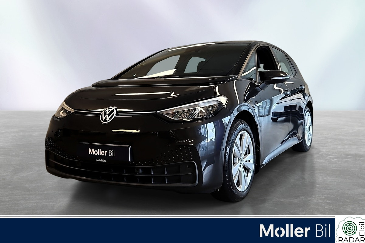 VOLKSWAGEN ID.3 PRO 107 KW Pro 58kwh 145 hk/421KM (WLTP) Ryggekamera / Navi++