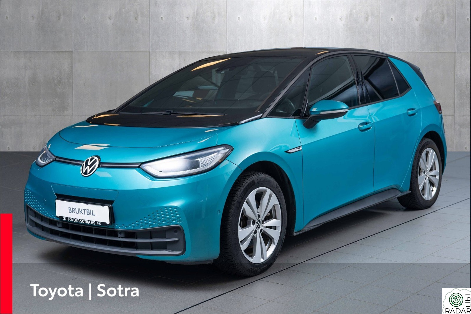 VOLKSWAGEN ID.3 PRO 150 KW Pro 58 kWh 204hk
