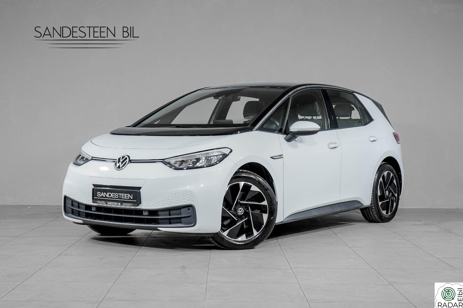 VOLKSWAGEN ID.3 PRO 107 KW 430KM WLTP PRO/LANE/VARMEPUMPE/KEYLESS/RYGGEKAMERA