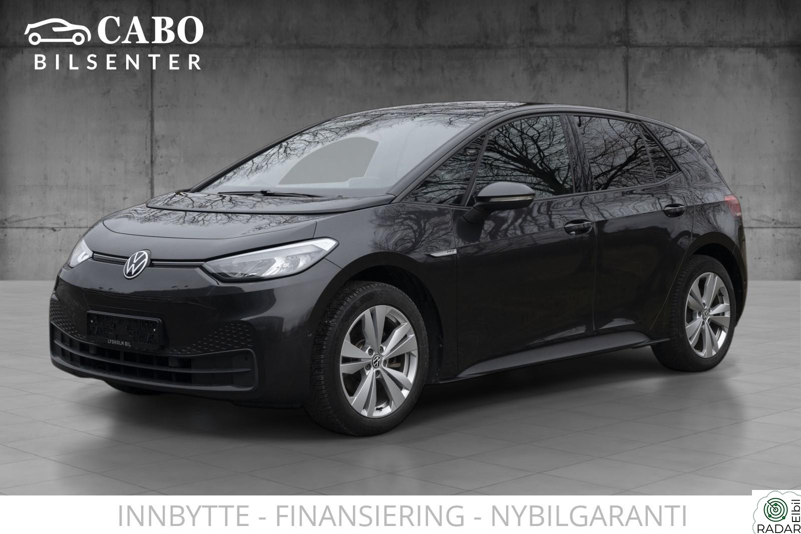 VOLKSWAGEN ID.3 PRO 150 KW PRO | NYBILGARANTI | 204HK | 410KM | ADAPTIV CRUISE