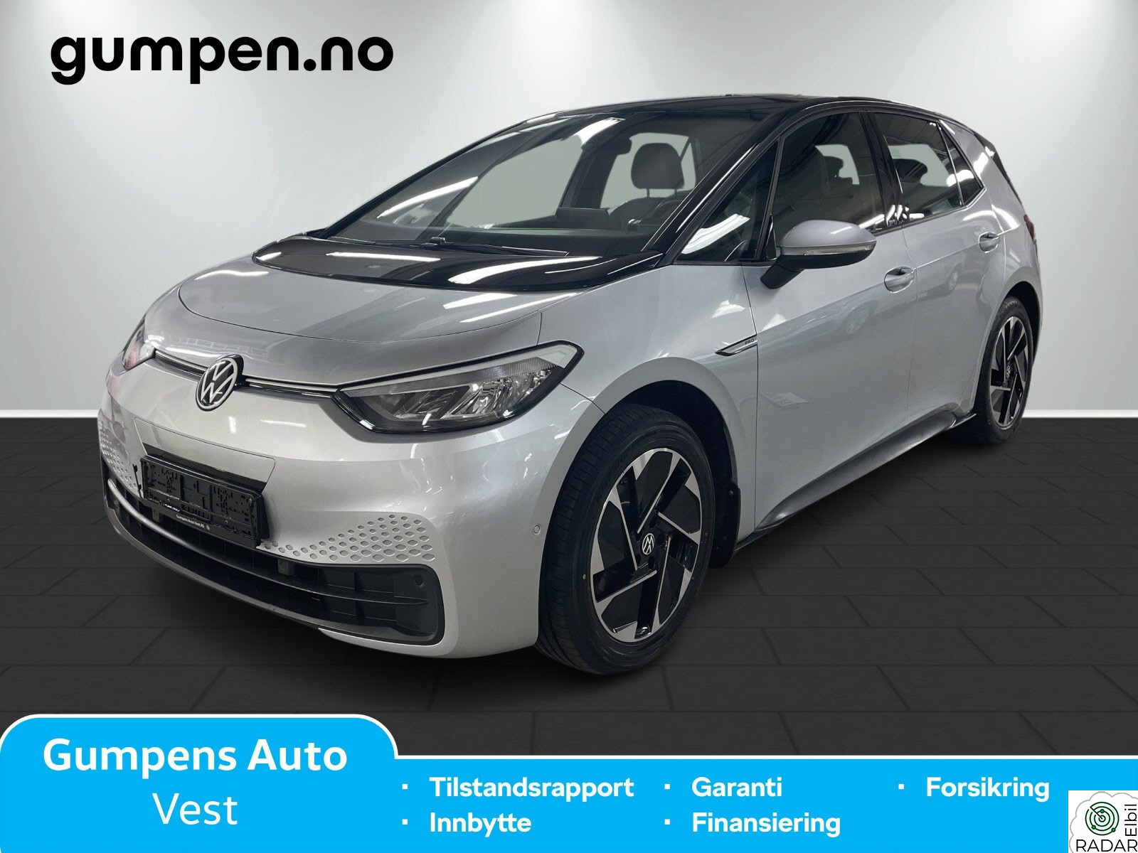 VOLKSWAGEN ID.3 PRO 107 KW pro          58kwh 145 hk Ryggekamera, acc , Keyless
