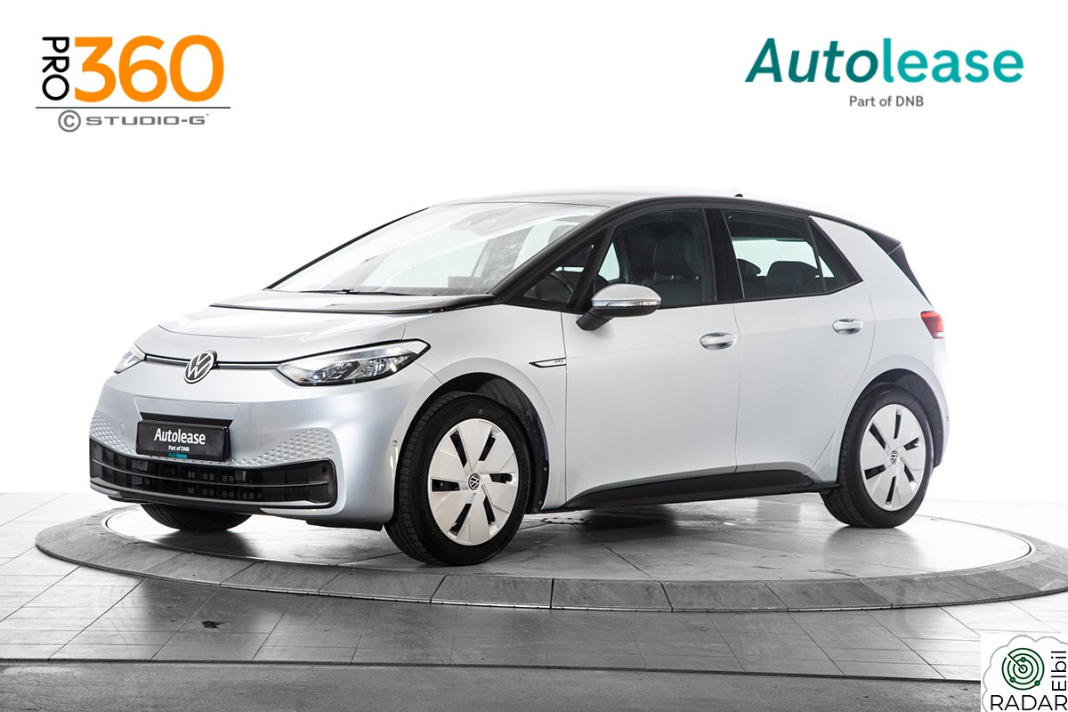 VOLKSWAGEN ID.3 PRO 107 KW Pro 58 kWh, Oppvarmet ratt ACC Navi Parkass. +++,