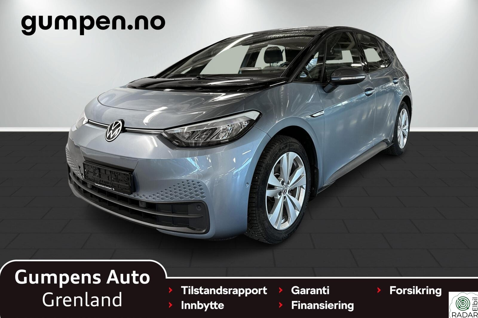 VOLKSWAGEN ID.3 PRO 107 KW pro          58kwh 145 hk Kamera/Navi/Oppv.ratt/ACC/++