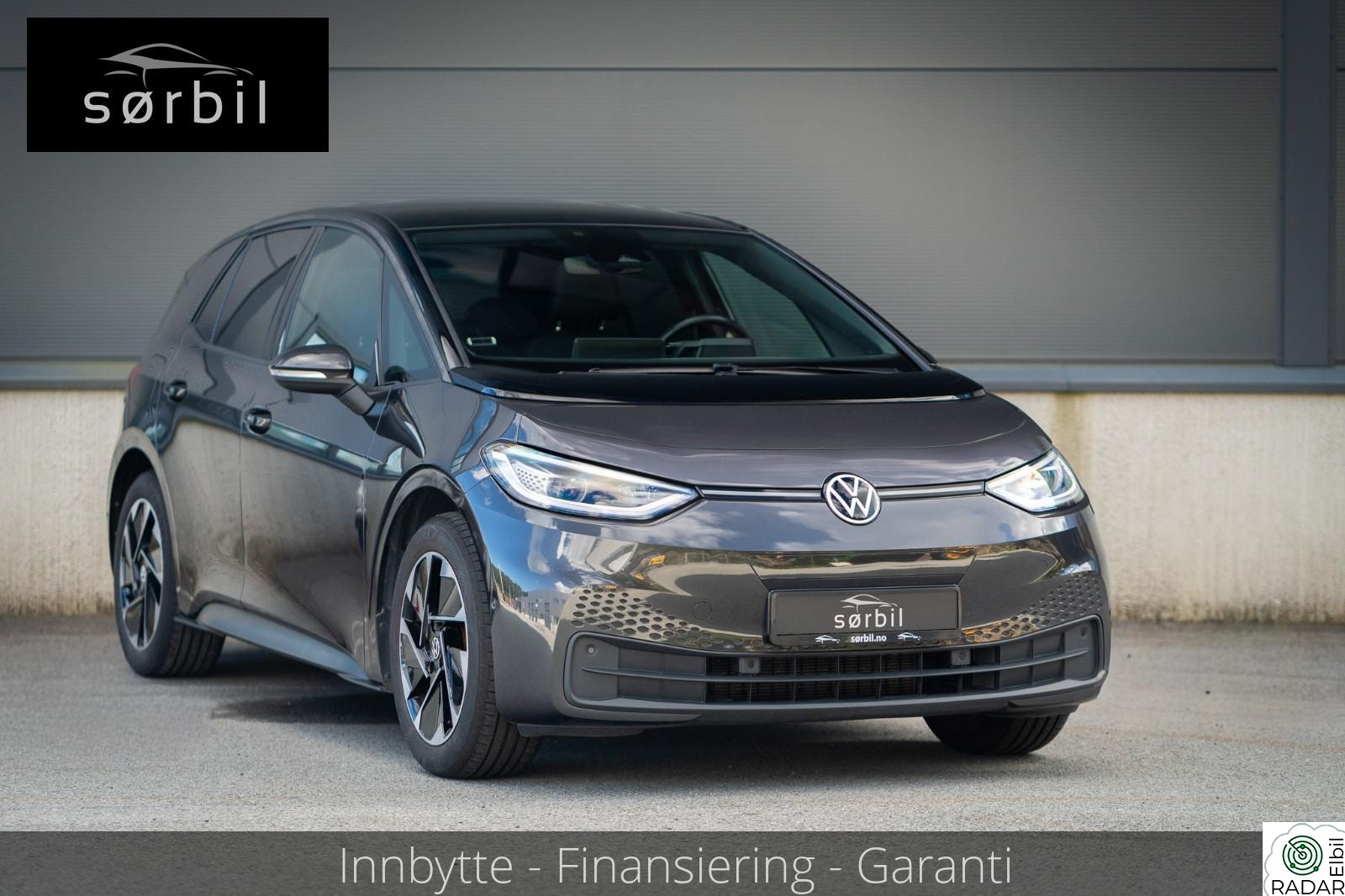 VOLKSWAGEN ID.3 PRO 150 KW Pro Performance/Panorama/En eier/Ryggekamera/ACC/+++